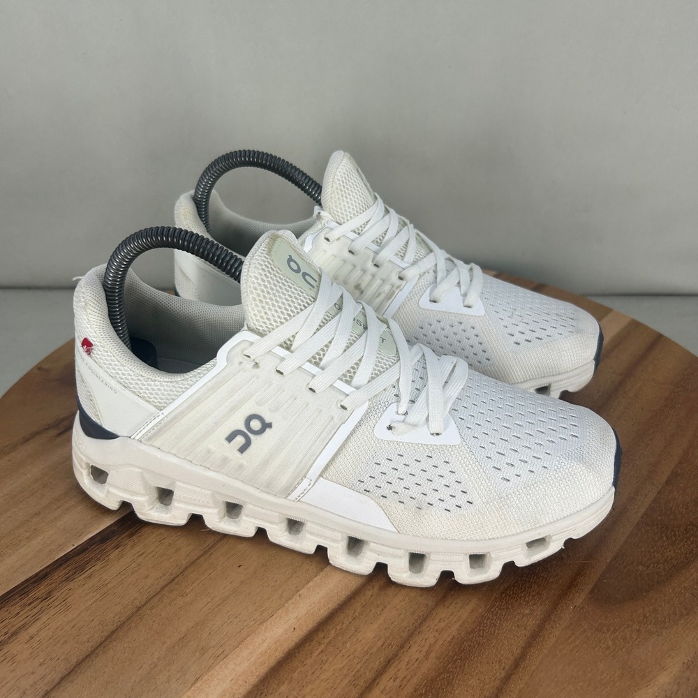 On Cloudswift Running Shoes Womens Size 8 White Cream Mesh 40.99706 Sneakers